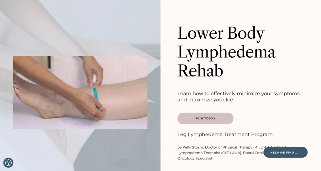 Lower Body Lymphedema Rehan has many lymphedema leg exercises inside.
