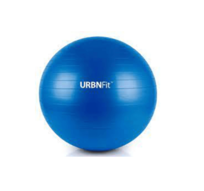 blue large exercise ball
