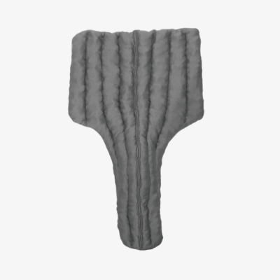 gray Scrotal Pad for pelvic and trunk lymphedema