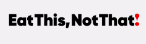eat this, not that logo in black