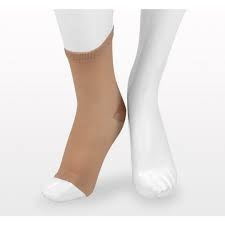 open-toed Juzo Compression Anklet for Foot and Ankle Lymphedema and Swelling