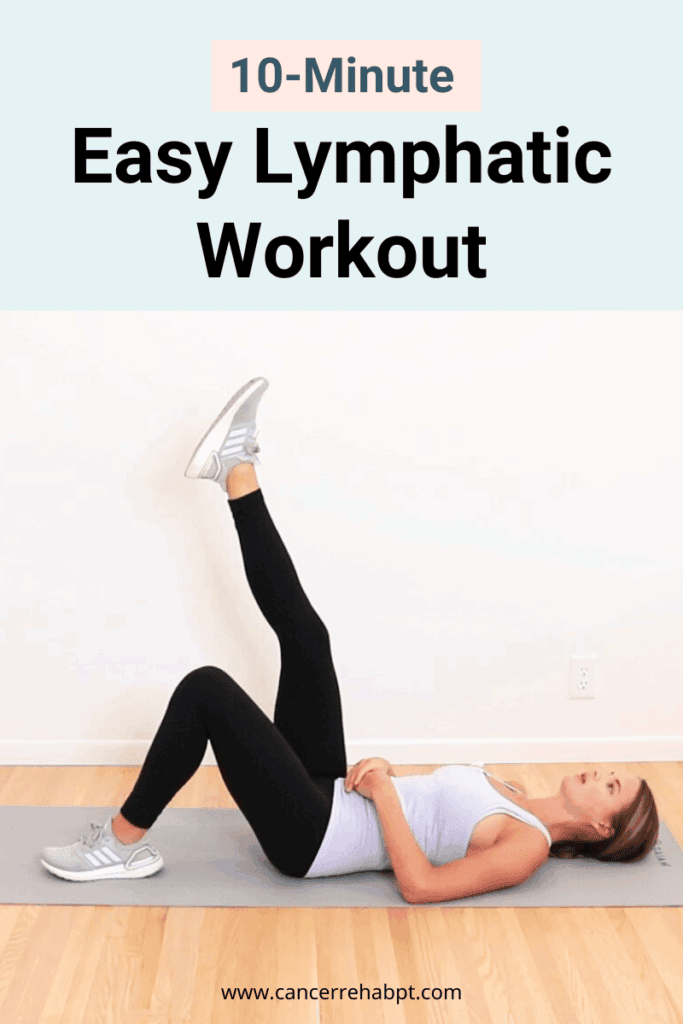 lymphatic drainage exercises shown by a lymphedema therapist