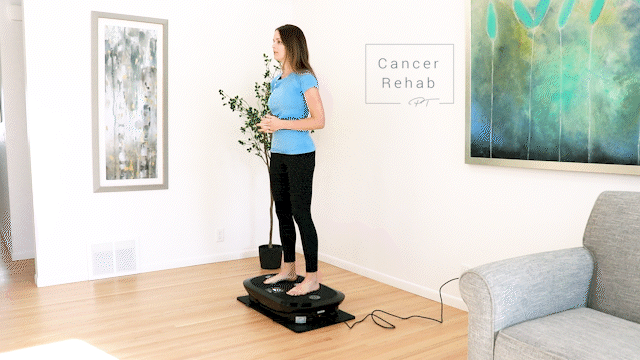 Mini squat, vibration plate for neuropathy.