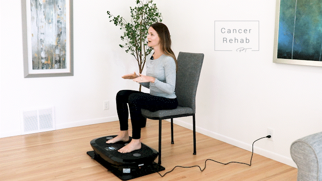 Ankle pumps exercise, vibration plate for neuropathy.