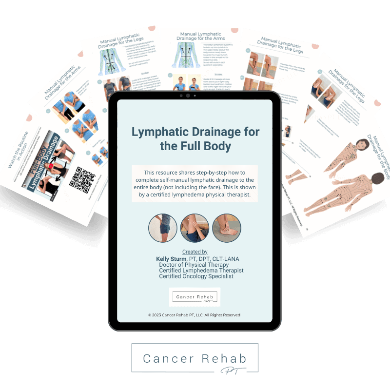 Lymphatic drainage of the body handouts
