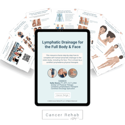 full body plus face lymphatic drainage guide handouts