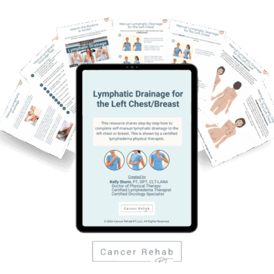 left breast and chest lymphatic drainage handout